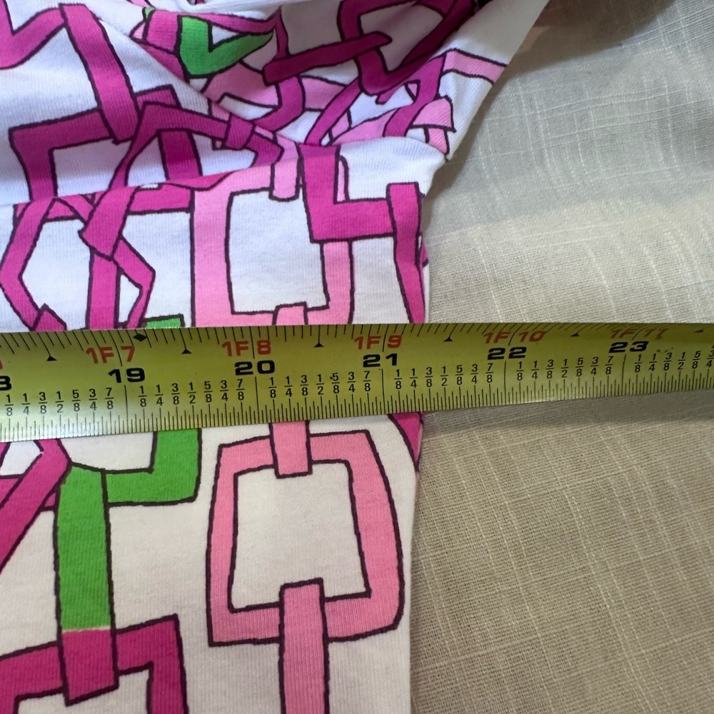 Barbara Gerwit pink and green chain-link knit dress - Picture 10 of 11